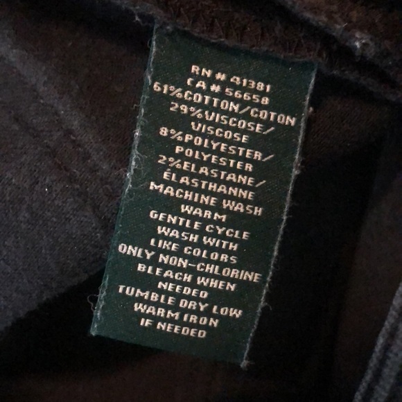Lauren Ralph Lauren Black Washed Jeans Sz 6 - Picture 8 of 9